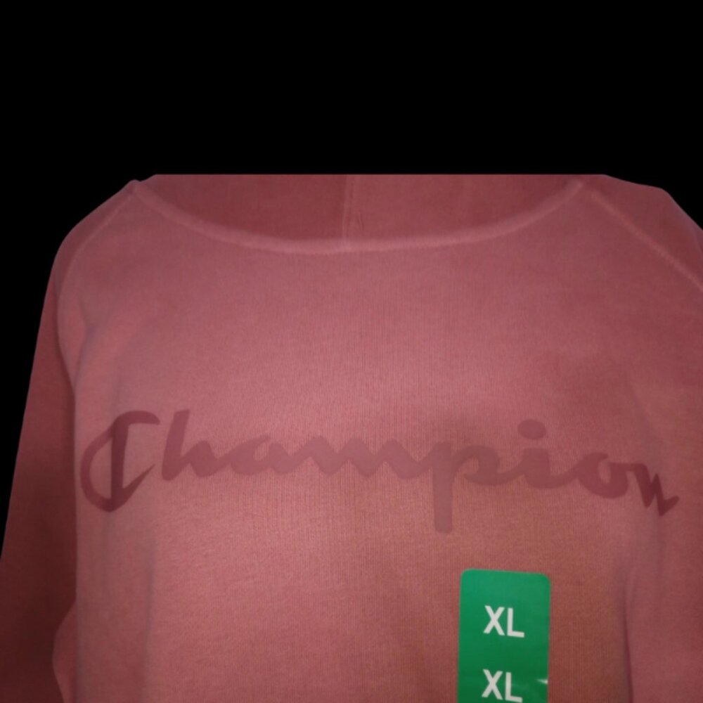 NWT Champion Women's Sandalwood Red Fleece Hoodie Pullover Sweatshirt Size XL - Picture 5 of 11